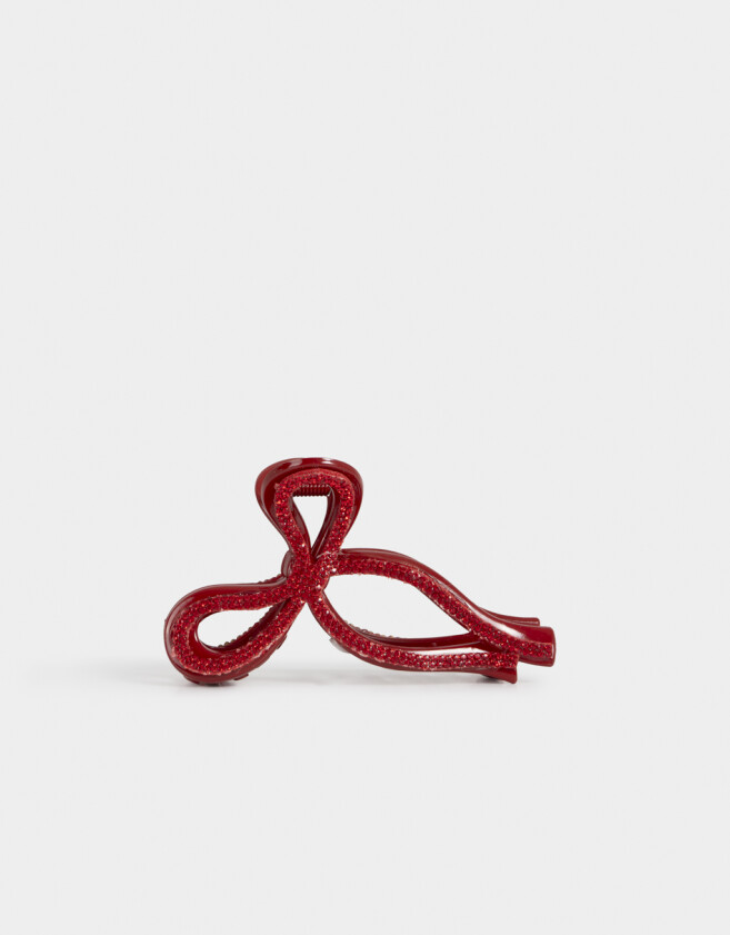 Broche Navidad Broche Moño Navidad - Rojo Medio