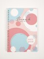Cuaderno Gogh A5 70g 80 Hojas Estampado 1