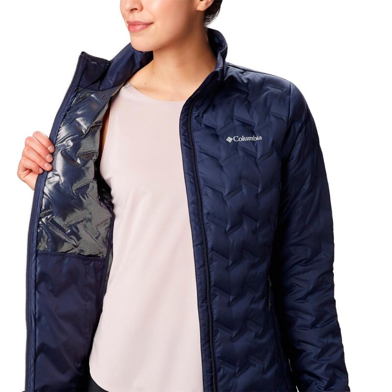 Campera Abrigo Mujer Columbia Delta Ridge Marino