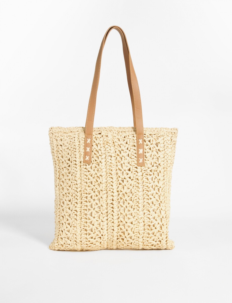 Bolso playero - crudo 