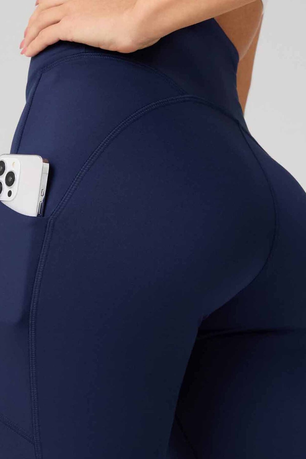 Leggings Cold Weather High-Waisted Pocket Mujer Deep Navy