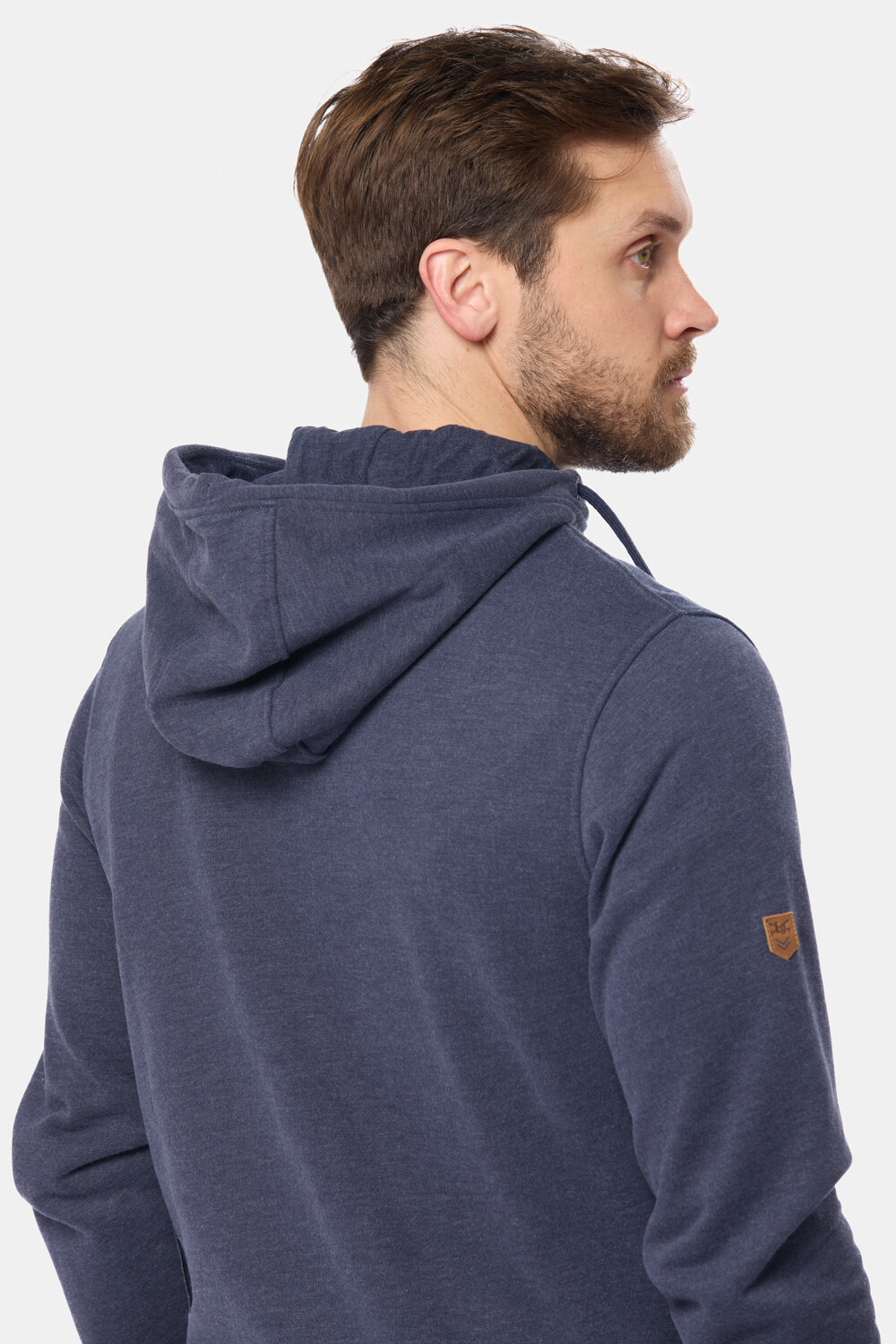 CANGURO DE FELPA MEDIO CIERRE Piedra