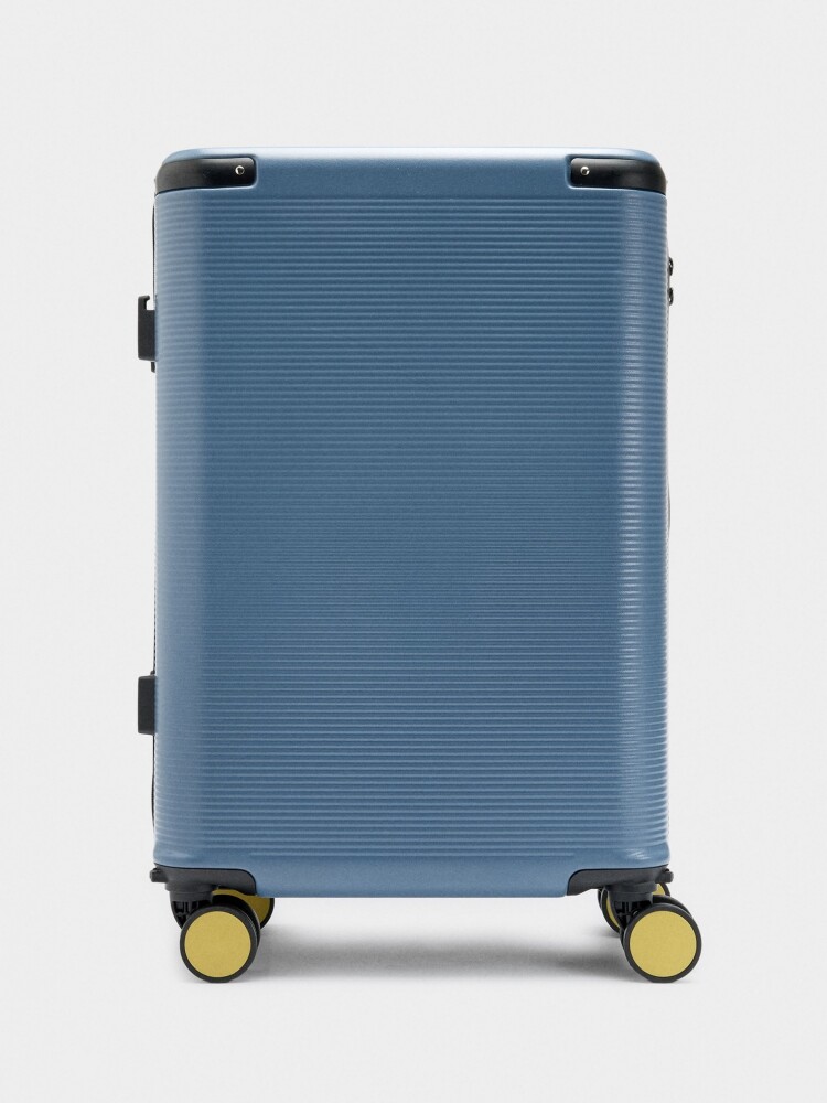 Maleta De Viaje Con Textura azul