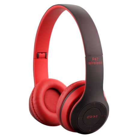 AURICULARES INALAMBRICOS BLUETOOTH VINCHA P47 ECONOMICOS ROJOS AURICULARES INALAMBRICOS BLUETOOTH VINCHA P47 ECONOMICOS ROJOS