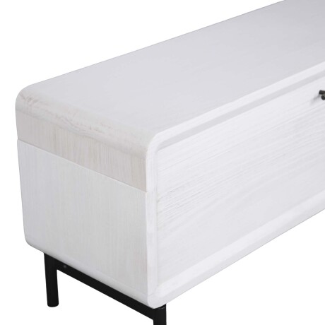 PIE DE CAMA C/BAUL MADERA BLANCO WESTBROOK