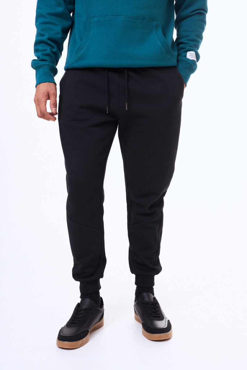 Pantalon de felpa Palmira Negro