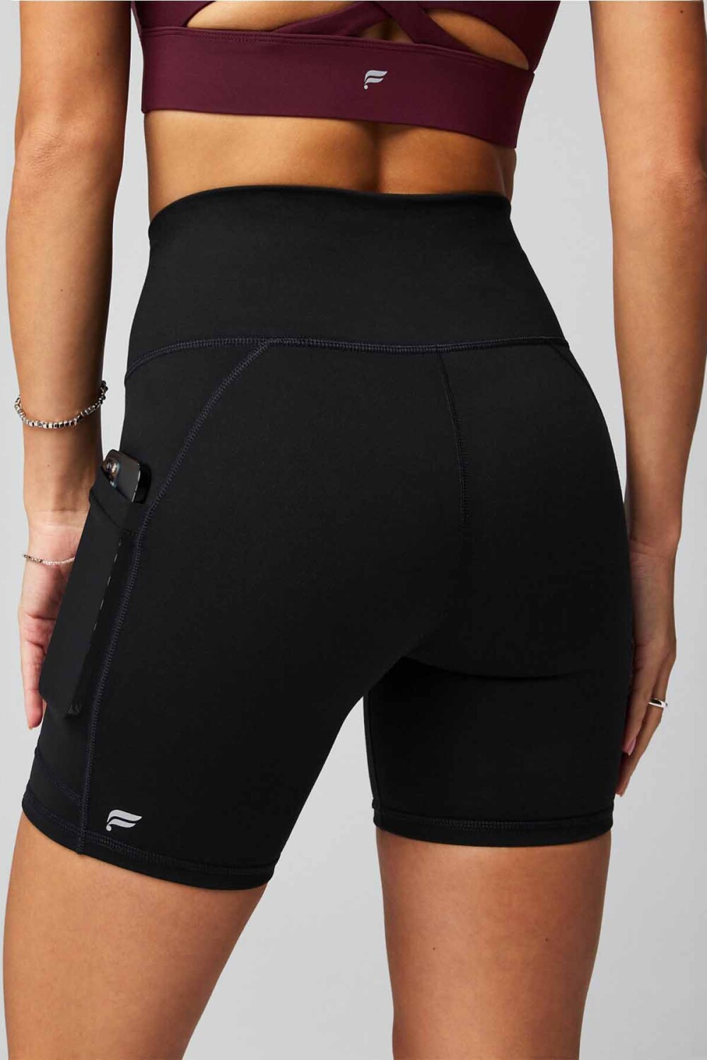 Short On-The-Go PowerHold High-Waisted 6" Mujer Black