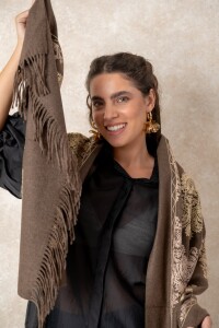 PASHMINA SIBILA Chocolate