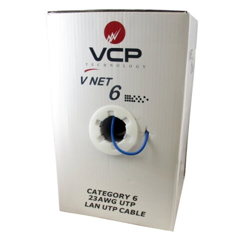 Cable UTP Cat. 6, 23AWG, Azul VCP TECHNOLOGY Cable UTP Cat. 6, 23AWG, Azul VCP TECHNOLOGY