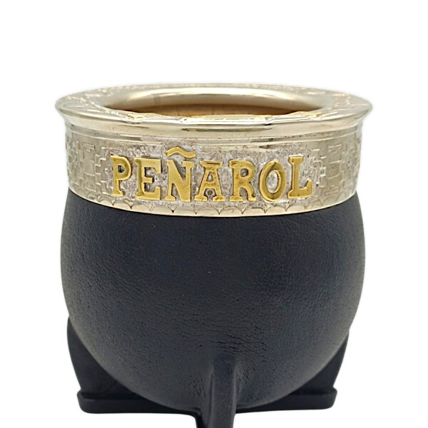 MATE IMPERIAL PEÑAROL - ALPACA Y BRONCE - MTIM56 Negrouniforme