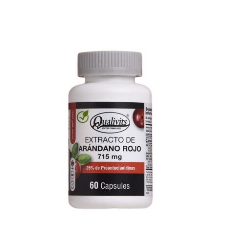 ¡OFEERTA POR VENCIMIENTO! Extracto de Arándanos Rojo 60caps Qualivits ¡OFEERTA POR VENCIMIENTO! Extracto de Arándanos Rojo 60caps Qualivits