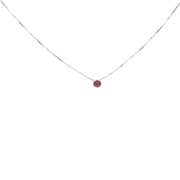 Conjunto solitario Rubí - Plata 925 - Piedra Rubí - CJ3017 Conpiedra