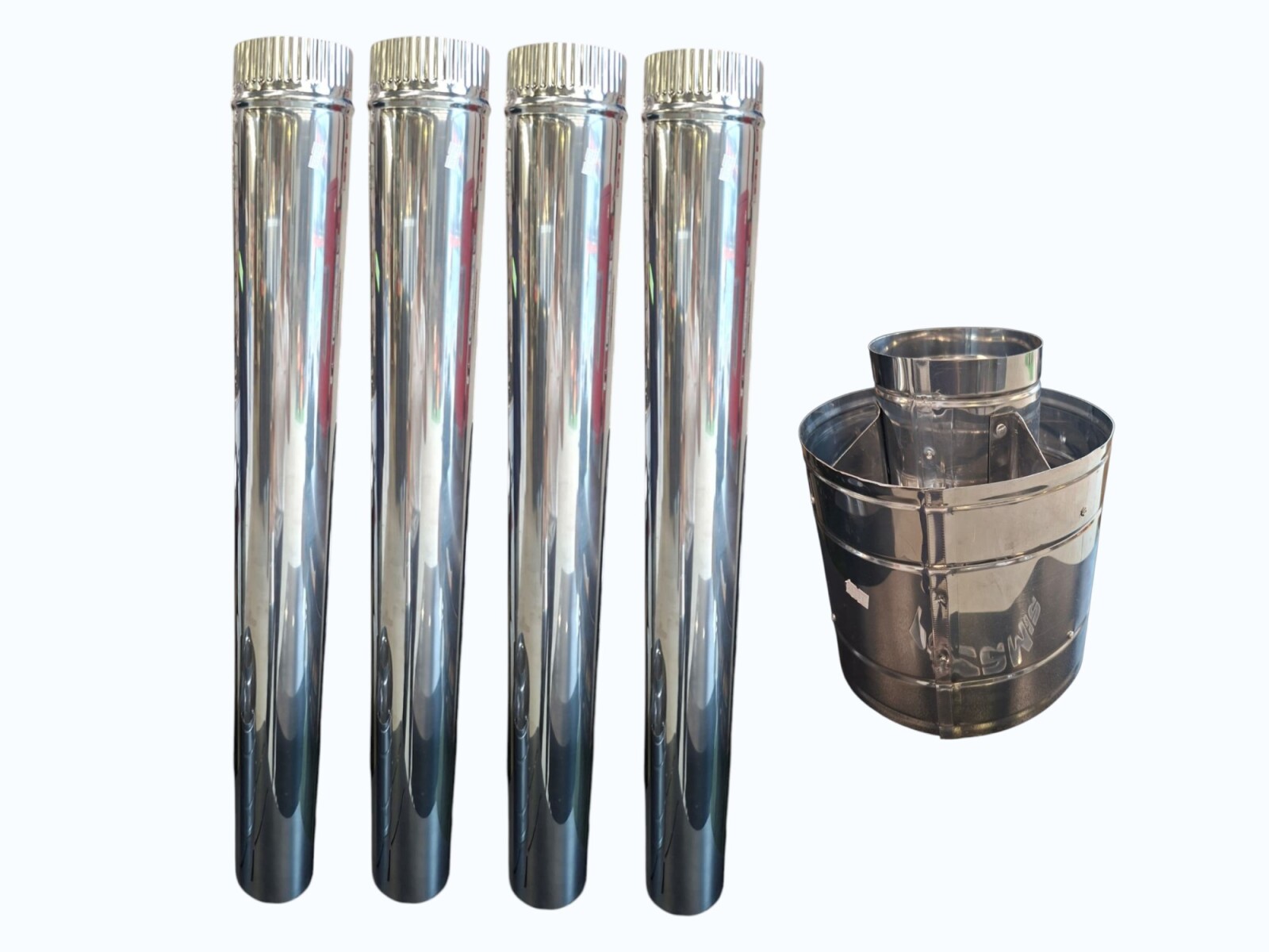 Kit de caños p/ Calefactor HEROS Hidro (techo) 