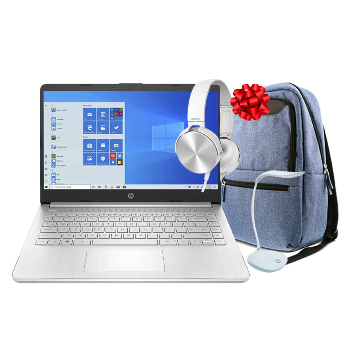 Notebook Hp 14-DQ2031wm ref. Intel i3-11ªGEN. RAM 8GB. Disco Sólido 256GB. Pantalla 14" HD. Win11 Incluye KIT DE REGALO 