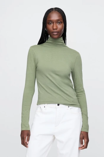Remera Polera Mujer Calla Green 18-0435Tcx
