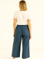 Pantalon Liora Azul Grisaceo
