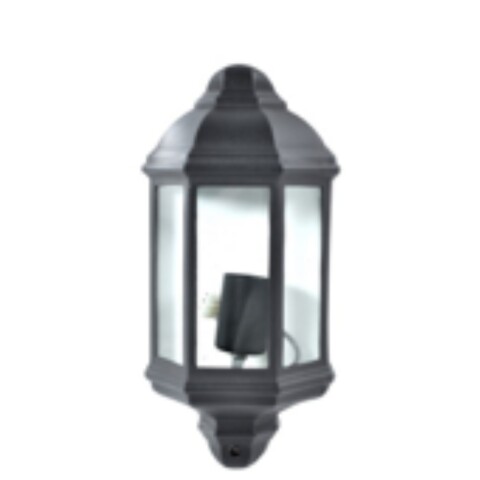 FAROL MEDIO ALUMINIO INYECT. 1X60W NEGRO - NC FAROL MEDIO ALUMINIO INYECT. 1X60W NEGRO - NC