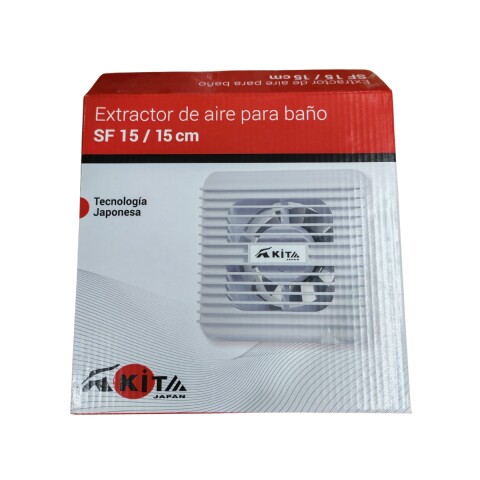 Extractor Para Baño Akita, Ducto 150mm Extractor Para Baño Akita, Ducto 150mm