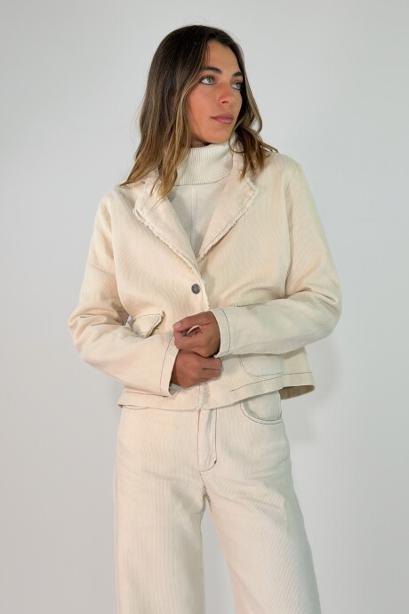 CHAQUETA PANA LENNON Crudo