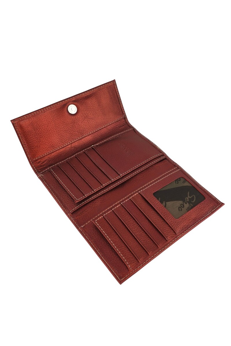 Billetera de mujer larga Cobre