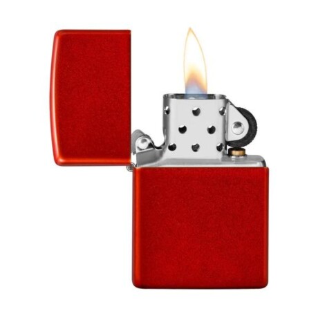 Encendedor Zippo Rojo Metalico - 49475 Encendedor Zippo Rojo Metalico - 49475