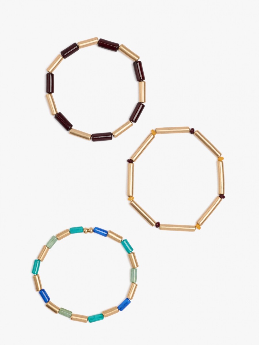 Conjunto De Pulseras Masked multicolor