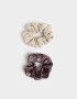 Skunzies Set por 2 Scrunchie - Combinacion Bicolor