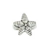 Anillo Estrella de Mar-Plata 925 Inflada-Sin Piedra-AN3043 sinpiedra