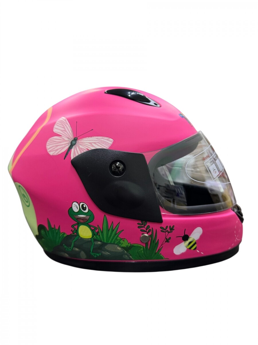 CASCO INTEGRAL NIÑO PM-801 - FUCSIA 