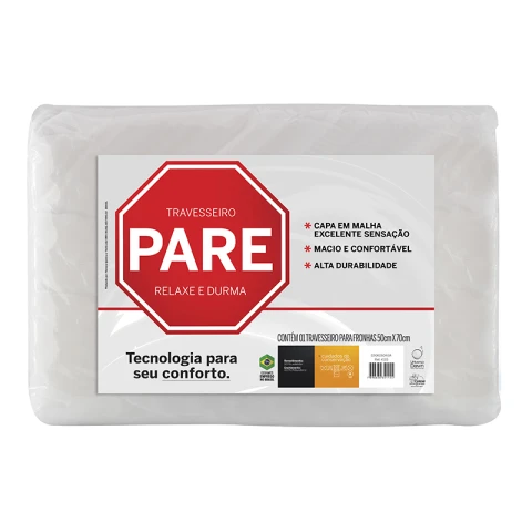 Almohada Pare de Espuma Fibrasca Blanca 50 x 70 cm 100% poliéster U