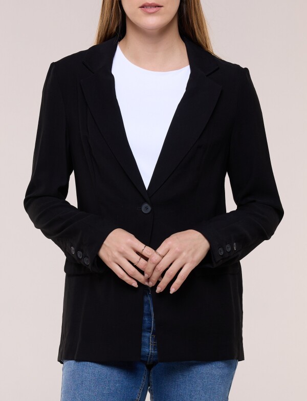Blazer Clasico Botones NEGRO