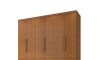 Ropero Maximus Plus 6 Puertas 6 Cajones Cinamomo