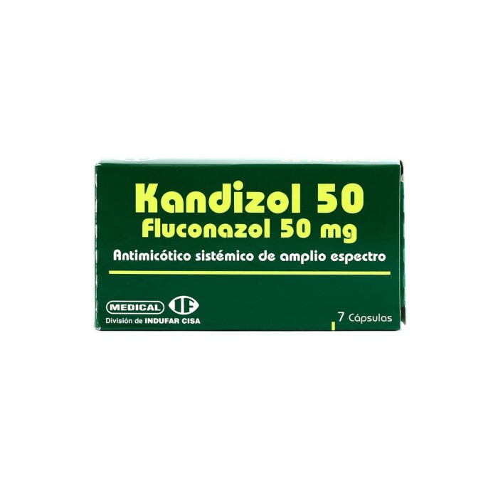 KANDIZOL 50 MG. CJ X 7 CAPSULAS única