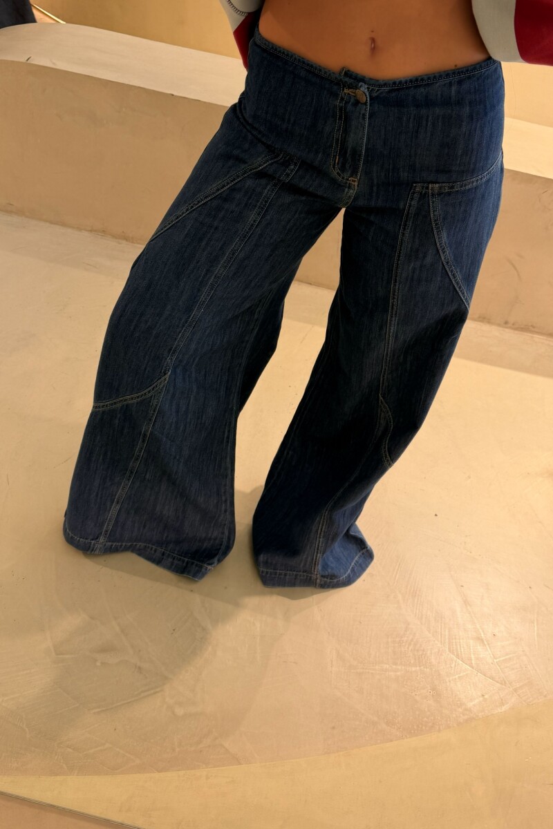 Jean Wavy Azul