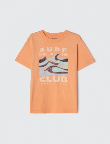CONJUNTO INFANTIL CON ESTAMPA NARANJA