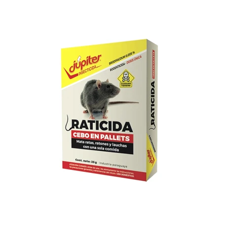 Raticida JUPITER 25grs Raticida JUPITER 25grs