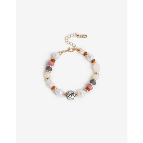 Pulsera Flexible Beads Dorado