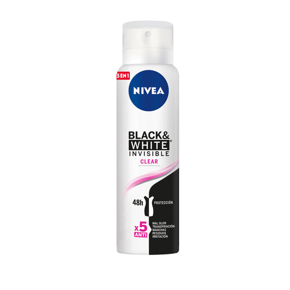 Desodorante NIVEA Aerosol 150ml - Women Invisible Clear Black&White 