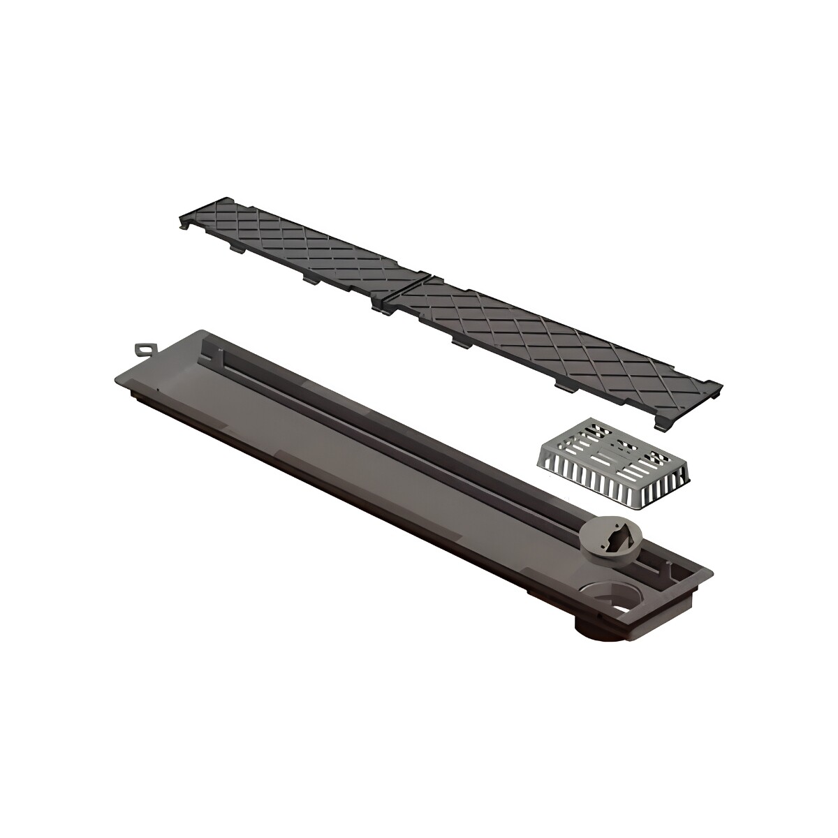 RECEPTACULO LINEAR PVC SIN SIFON 50CM SALID Receptaculo Linear Pvc Sin Sifon 50cm Salid
