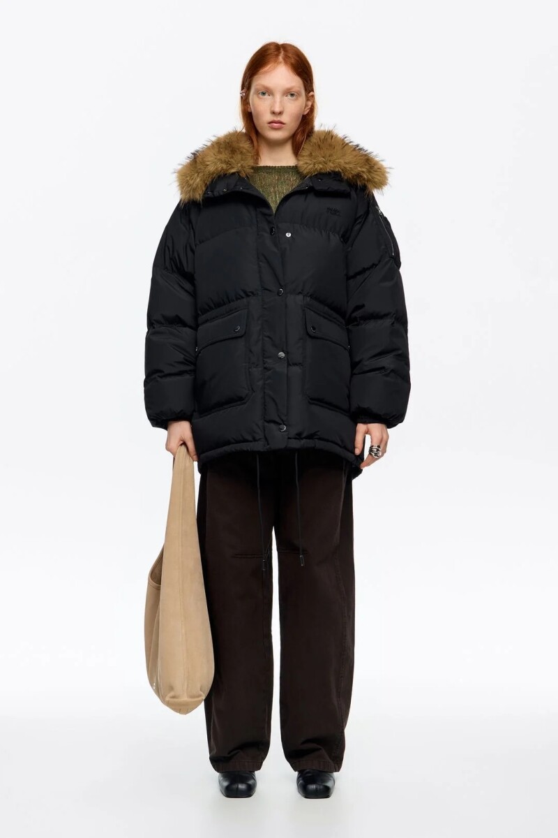 ABRIGO ACOLCHADO Negro