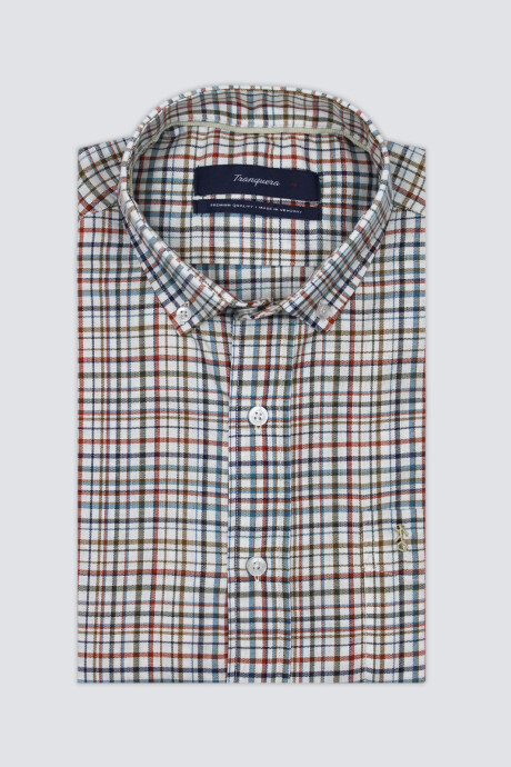 Camisa de Hombre Premium a Cuadros Cuadros Colores