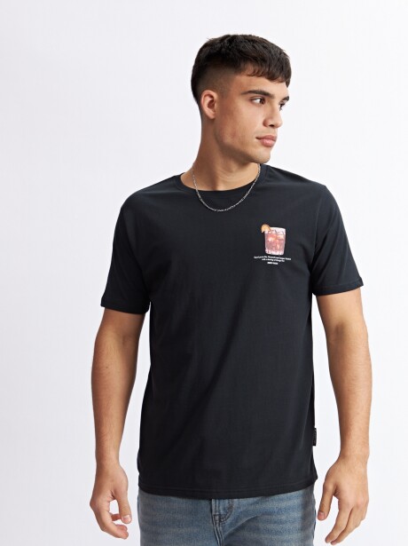 REMERA NEGRONI NEGRO