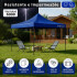 Gazebo Plegable 3x3 M Auto armable Toldo Playa Jardin Carpa Tela 600d IMBACK Color Azul Gazebo Plegable 3x3 M Auto armable Toldo Playa Jardin Carpa Tela 600d IMBACK Color Azul