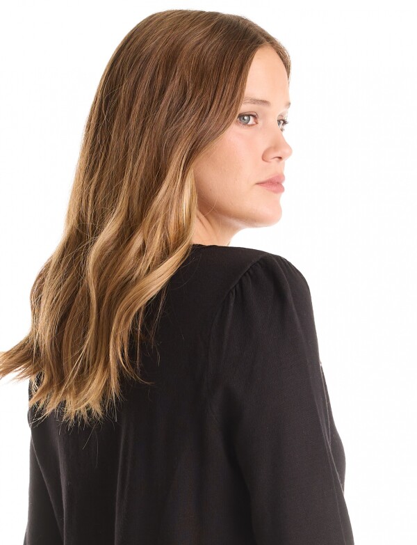 Buzo Destellos Strass NEGRO