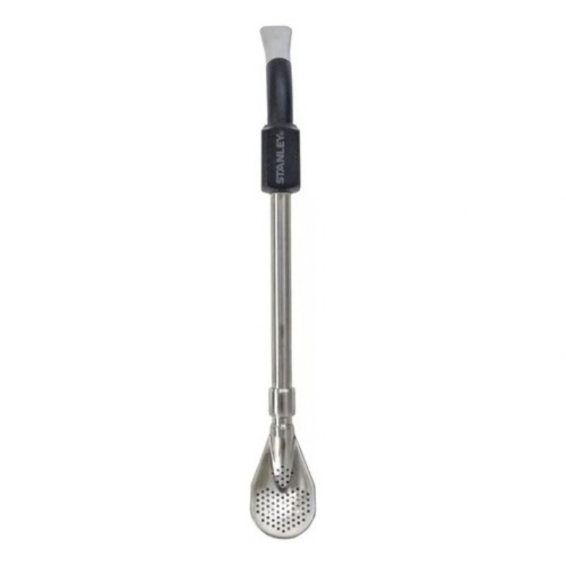 Set Stanley termo de 1.4 lt + mate + bombilla Negro
