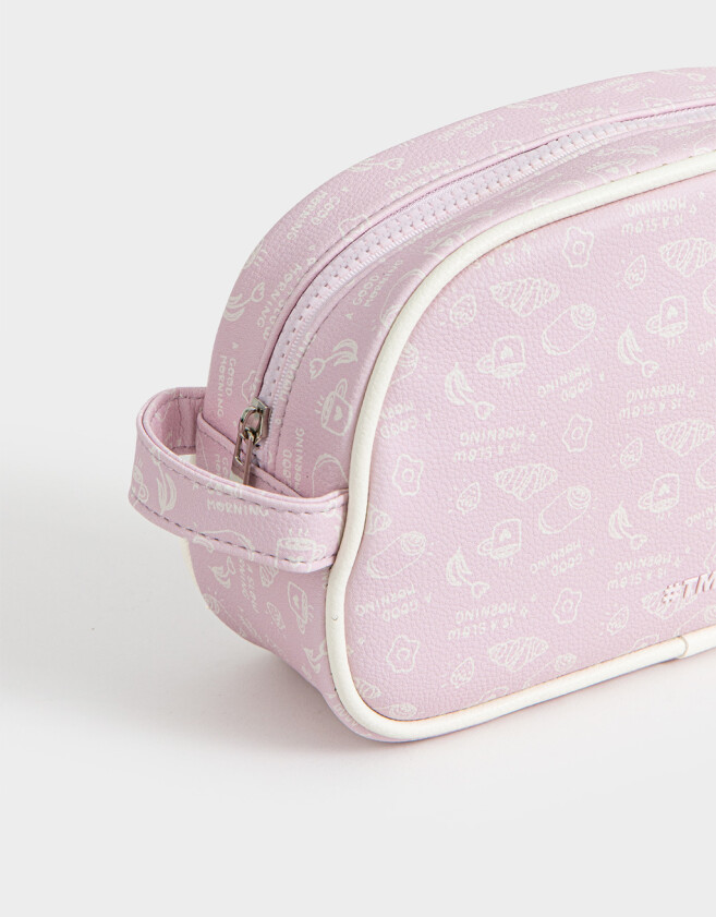Porta Cosméticos Necessaires - Estampado Flores