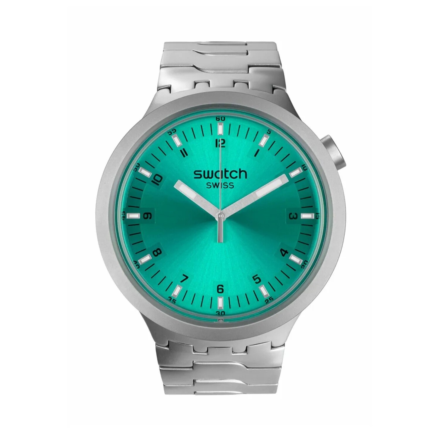 Reloj Swatch Aqua Shimmer Sb07s100g De Acero — Riviera Joyas