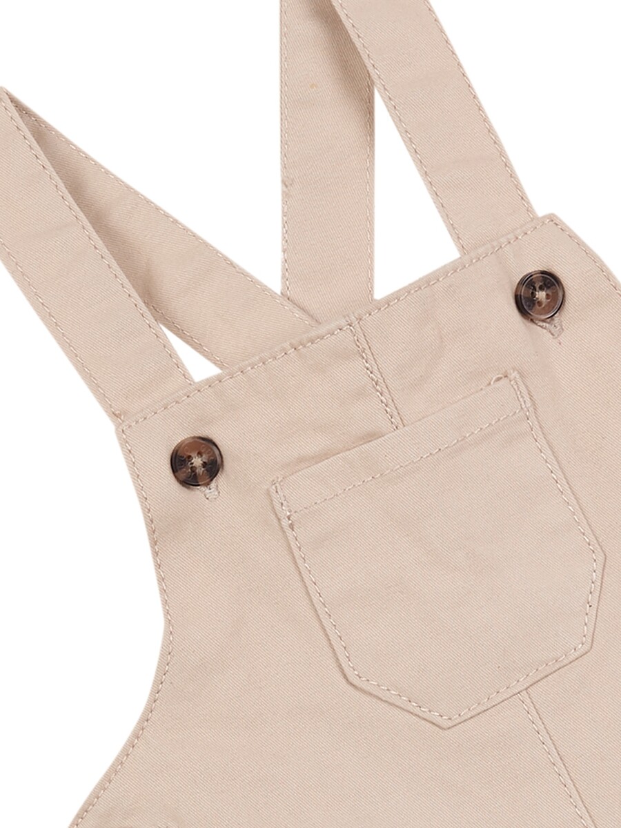 Peto Largo Con Bolsillo Piedra