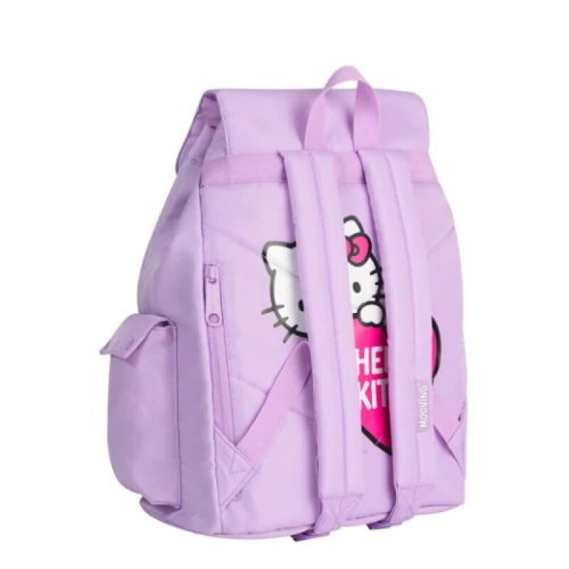 Mochila Mooving Hello Kitty Lila de espalda Mochila Mooving Hello Kitty Lila De Espalda
