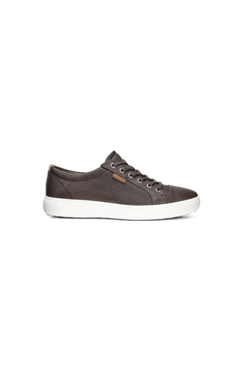 Ecco Men Soft 7 Perf Tie Coffee